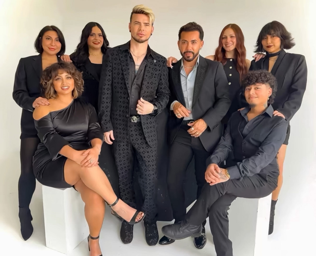The Studio 27 Hair Salon team posing together